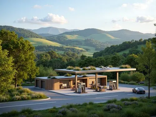 sunol,filling station,yountville,tebay,forecourts,gas station,e-gas station,electric gas station,ojai,troutbeck,orinda,tokara,pitstops,forecourt,brasstown,ecomstation,napa valley,southern wine route,calistoga,arrowtown