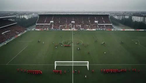 netherlands-belgium,football stadium,stadium,the sea of red,fortress,stadion,football pitch,soccer field,belgium,forest ground,red milan,european football championship,southampton,stade,playing field,drone shot,the netherlands,tilt shift,soccer-specific stadium,drone view,Photography,Documentary Photography,Documentary Photography 04