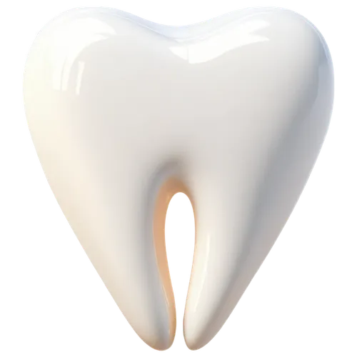 Tooth, dental care, white enamel, detailed texture, single tooth, front view, slight rotation, morning dew, soft natural light, shallow depth of field, cinematic composition, warm color tone, realisti