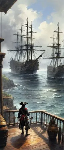 kenway,gangplank,novigrad,privateers,merchantmen,plundering,doubloons,pirates,pirate ship,piracies,pirate treasure,topsails,merchantman,pirating,galleon,pirate,piratical,caravel,barbossa,mayflower,Conceptual Art,Fantasy,Fantasy 12