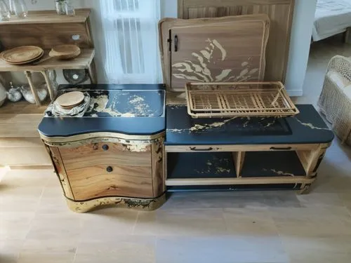 Add interesting contemporary minimalistic finish to the furniture,an old fashioned wooden desk has multiple items inside,antique furniture,antiquaires,mobilier,danish furniture,biedermeier,dressing ta