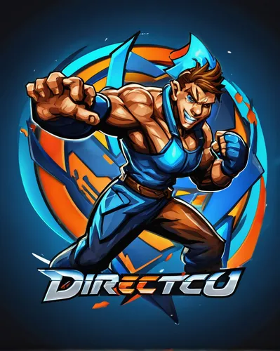 Design a futuristic logo for DIRECTV GO.,director,directory,distributor,android game,direct hit,action-adventure game,mobile video game vector background,logo header,vector image,vector ball,dihydro,m