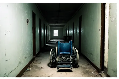 wheel chair,wheelchairs,wheelchair,sanitorium,asylums,disabled toilet,asylum,sanitarium,hospicio,disablement,sanatorium,deinstitutionalization,hospital ward,eldercare,corridors,the morgue,abled,holy spirit hospital,retirement home,outpatients,Conceptual Art,Sci-Fi,Sci-Fi 05