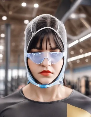 cyberathlete,wearables,alita,face shield,cyber glasses,sprint woman,Photography,Natural