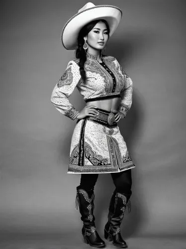 netrebko,flamenca,cantoral,gitana,ranchera,jayaprada,cowgirl,charros,charro,guelaguetza,jarocho,yolandita,anney,elizabeth taylor,folklorico,peruvian women,bullfighter,vaqueros,madhubala,charreada,Illustration,Black and White,Black and White 14