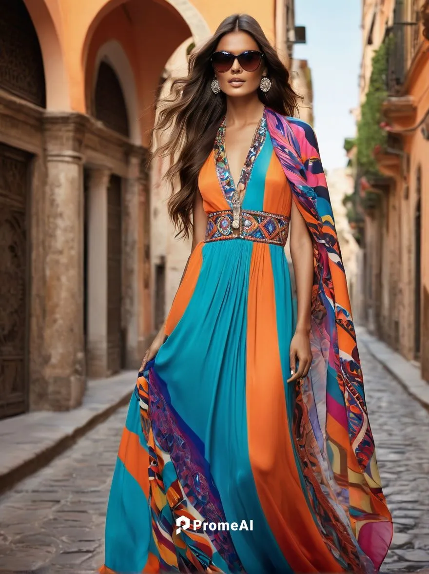 Miss World is a gorgeous young Indian woman.,caftans,caftan,kaftans,kaftan,pizzo,bohemian,vibrant color,a floor-length dress,women fashion,italienne,girl in a long dress,missoni,gipsy,moroccan pattern