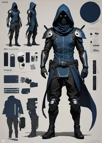 berkut,assassin,zavala,oroku,vax figure,corvo,Unique,Design,Character Design