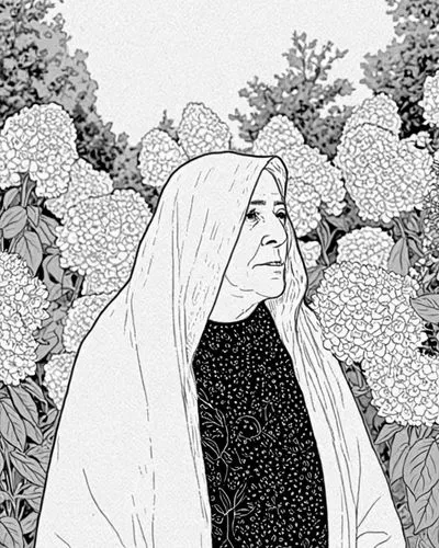 comic halftone woman,lily of the field,voormann,girl in flowers,grasset,canoness,melusine,cadfael,lily of the desert,girl in the garden,austra,lilly of the valley,gunhild,isolde,hejira,finrod,elenore,