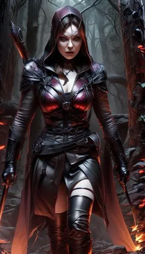 scarlet witch,bloodrayne,yavana,lilandra,liliana,hela,abaddon,karai,huntress,evil woman,demona,sindel,psylocke,vayne,fiora,gamora,female warrior,shadrake,katarina,ventress