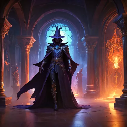 dodge warlock,magistrate,undead warlock,hall of the fallen,cg artwork,fantasy picture,magus,massively multiplayer online role-playing game,mage,heroic fantasy,fantasy art,wizard,debt spell,emperor,the