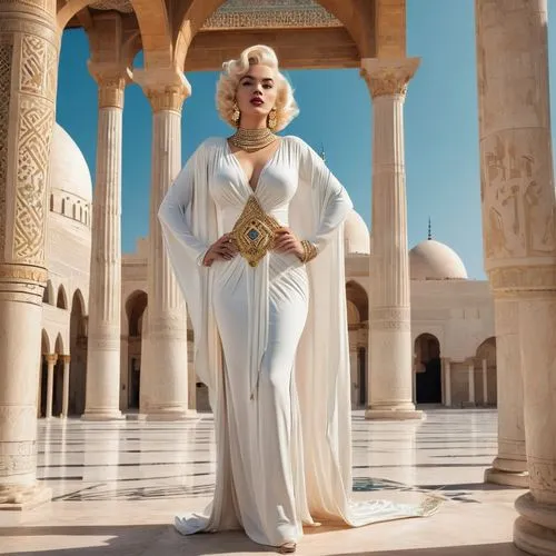 ahlam,marilyn monroe,arabian,tahiliani,mamie van doren,caftan,Conceptual Art,Fantasy,Fantasy 23