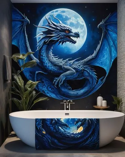 painted dragon,dragon design,eragon,black dragon,midir,taniwha,saphira,dragon of earth,brisingr,fantasy art,wall decoration,dragon,luxury bathroom,bath room,marble painting,lorian,wall decor,dragones,dragonja,dragao,Art,Classical Oil Painting,Classical Oil Painting 42