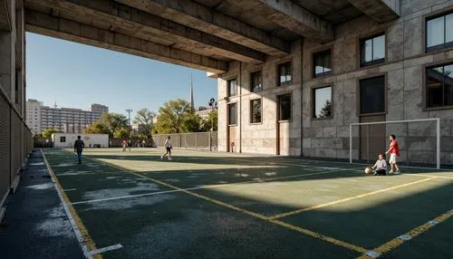 basketball court,outdoor basketball,schoolyard,tennis court,ballcourt,ballcourts,streetball,hardcourts,polideportivo,kickabout,corner ball,nanterre,homecourt,playing field,football pitch,kansai university,halfcourt,fronton,basketbol,schoolyards