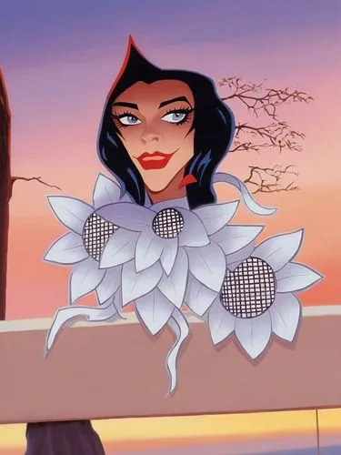 homogenic,satine,rockabella,cruella de ville,queen of hearts,blackfire,lilandra,esmeralda,magica,cruella,vampira,mesmero,mahvash,salvadora,azealia,emperatriz,fantasia,tarja,celestina,gwen,Illustration,American Style,American Style 05