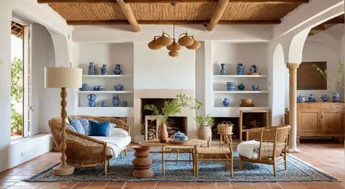 provencal life,moroccan pattern,masseria,spanish tile,inglenook,provencal,lalanne,interior decor,home interior,interiors,telleria,wooden beams,interior decoration,sitting room,interior design,amanresorts,contemporary decor,breakfast room,decoratifs,alcove,Photography,General,Realistic