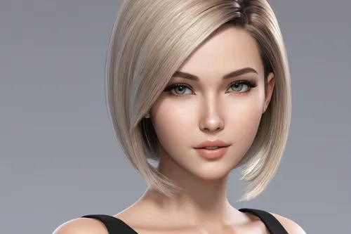 realdoll,natural cosmetic,artificial hair integrations,doll's facial features,cosmetic,blonde woman,short blond hair,female doll,female model,3d rendered,blonde girl,3d model,asymmetric cut,cosmetic brush,trollius download,portrait background,beauty face skin,cool blonde,pixie-bob,sex doll,Illustration,Black and White,Black and White 32