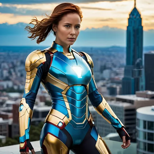 sprint woman,captain marvel,ironman,marvel of peru,nova,avenger,super heroine,strong woman,marvels,head woman,capitanamerica,marvel,iron man,bodypaint,superhero,iron-man,strong women,steel man,cosplay image,digital compositing