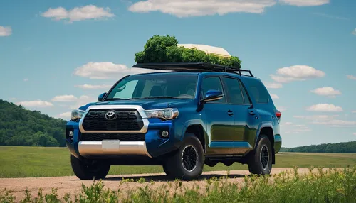 Compose a poetic description of a picturesque countryside road trip with the 2024 Toyota Stout.,honda element,expedition camping vehicle,toyota 4runner,compact sport utility vehicle,subaru rex,roof ra