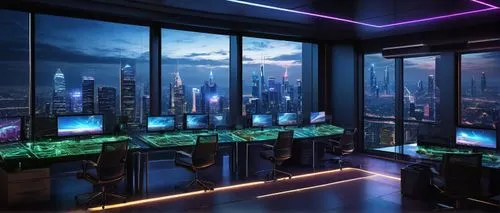 computer room,the server room,modern office,cybercity,cyberpunk,cyberscene,cyberview,cyberport,cybertown,futuristic,futuristic landscape,game room,pc tower,offices,cyberworld,sky apartment,cybertrader,computer workstation,spaceship interior,computerized,Illustration,Retro,Retro 09