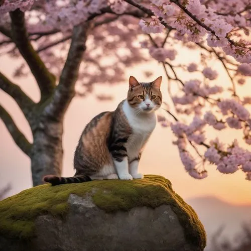 japanese bobtail,blossom kitten,japanese sakura background,sakura blossom,japanese cherry blossoms,japanese cherry blossom,calico cat,spring in japan,flower cat,sakura tree,cherry blossoms,sakura blossoms,the cherry blossoms,takato cherry blossoms,cherry blossom japanese,chinese pastoral cat,sakura mochi,sakura flower,spring blossom,cherry blossom,Photography,General,Cinematic