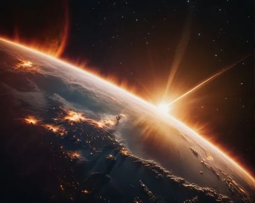 sunburst background,space art,solar eruption,earth in focus,exoplanet,ionospheric,solar flare,perihelion,planetary,nibiru,heliospheric,planetoid,astronomy,burning earth,heliosphere,sunstorm,alien planet,fire planet,sun reflection,exoatmospheric,Photography,General,Cinematic