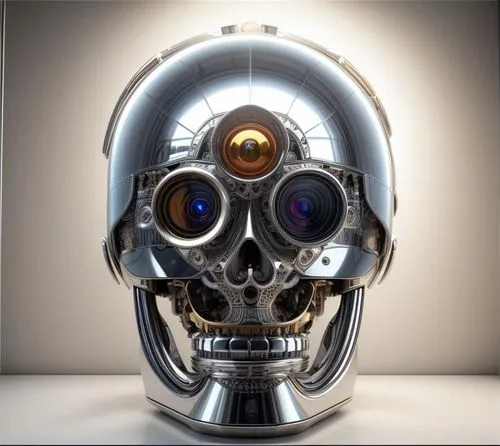 robot eye,cinema 4d,automator,mechanoid,biomechanical,3d object,cyberman,cybernetic,3d render,3d model,cyborg,skull sculpture,eye scan,cybernetically,endoskeleton,infraorbital,automaton,3d rendered,droid,cybernetics