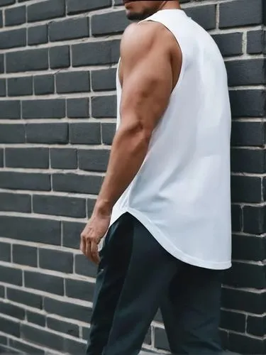 灰色建筑砖墙,arms,biceps,muscles,triceps,sleeveless shirt,muscular,arm,kai yang,shoulder length,male model,shoulder,connective back,veins,muscle,muscle angle,muscle icon,edge muscle,undershirt,cotton top,ac