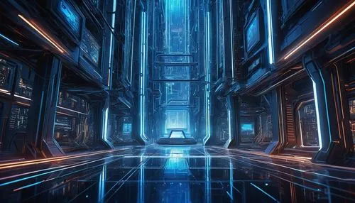 sulaco,cyberia,arktika,tron,coruscant,cybercity,theed,cybertron,spaceship interior,sci - fi,scifi,silico,sci fi,cyberport,portal,labyrinthian,hyperspace,cyberscene,hall of the fallen,nostromo,Illustration,Paper based,Paper Based 16