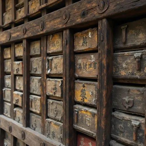 pingyao,half-timbered wall,wooden wall,tansu,wooden pallets,wuzhen