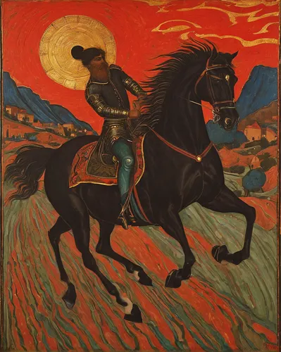 man and horses,horseman,black horse,bronze horseman,khokhloma painting,david bates,galloping,cavalry,two-horses,horseback,fire horse,cool woodblock images,vincent van gough,santa fe,horse-drawn,kyrgyzstan,horse running,horse riders,equestrian,pegaso iberia,Art,Classical Oil Painting,Classical Oil Painting 30