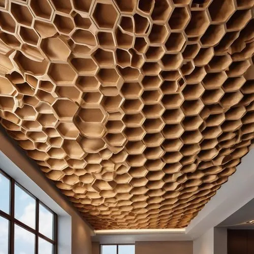 patterned wood decoration,ceiling construction,cork wall,building honeycomb,honeycomb structure,concrete ceiling,stucco ceiling,coffered,ceiling light,ceilings,plafond,ceiling lamp,honeycomb stone,the ceiling,ceiling ventilation,ceiling,ceiling lighting,wooden wall,honeycomb grid,box ceiling,Photography,General,Realistic