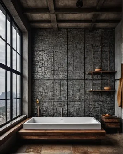 tile kitchen,bath room,japanese-style room,zumthor,sacristy,luxury bathroom,modern minimalist bathroom,steambath,ceramiche,chanoyu,ceramic tile,bathhouse,wallcovering,ryokan,tiled wall,tatami,tiles,granite slab,hamam,wallpapering,Illustration,Black and White,Black and White 27