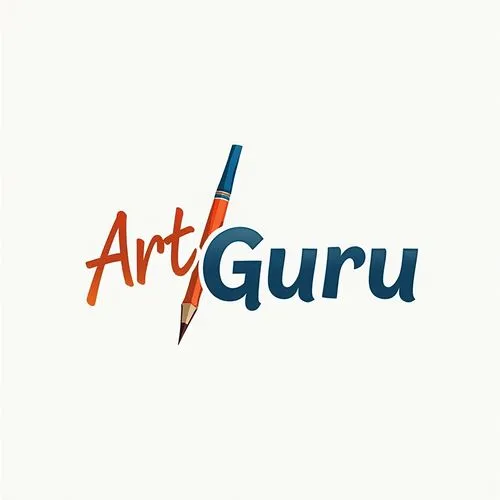 Create a dynamic and professional logo for "Art Guru," a graphic design company. The logo should feature a sleek and modern design with a focus on creativity and innovation. Use a combination of bold 