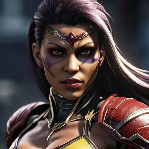 Black Orchid (Killer Instinct) (female) as a Mortal Kombatant (close up),mileena,sindel,barda,karai,amora,isabela,chandra,akasha,lilandra,kassandra,taraji,kerrigan,naela,hawkgirl,varya,female warrior,