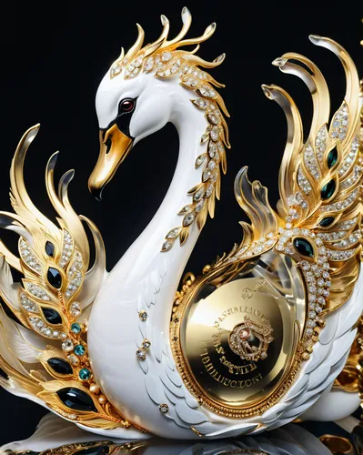 constellation swan,trumpet of the swan,fujian white crane,ornamental duck,swan boat,an ornamental bird,ornamental bird,white swan,swan,swan lake,the head of the swan,peking opera,golden dragon,birds gold,chinese art,prince of wales feathers,aquatic bird,decoration bird,mourning swan,red-crowned crane,Photography,Artistic Photography,Artistic Photography 03