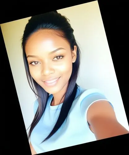 pretty,the po of a smiling woman in blue top,freema,candace,pinnock,congolaise,lindiwe,garcelle