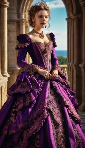 rapunzel,la violetta,ball gown,cinderella,purple dress,princess sofia,purple,quinceanera dresses,regal,princess anna,imperial coat,purple rizantém,rich purple,evening dress,violet,purple lilac,elizabeth i,venetia,iulia hasdeu castle,a princess,Photography,General,Realistic