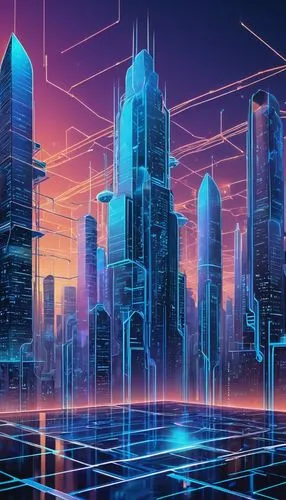 cybercity,cybertown,cyberport,cyberia,cityscape,cybernet,ctbuh,citydev,cyberscene,metropolis,microdistrict,futurenet,cyberview,cyberpunk,cityzen,smart city,capcities,futuristic landscape,city skyline,cyberonics,Unique,Design,Sticker