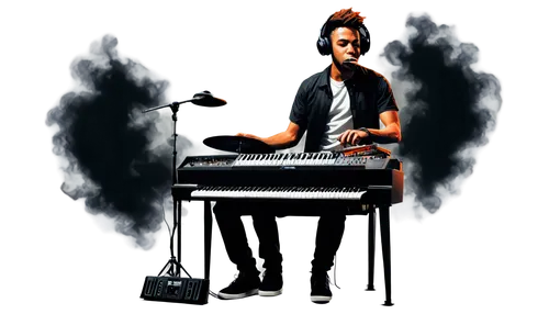 keyboardist,serj,lopiano,keyboarder,sherinian,celldweller,ghostzapper,depetro,cerati,klayton,mellotron,trupiano,derivable,dj,tropiano,electronic keyboard,ulpiano,piano player,black angel,yuvan,Illustration,Paper based,Paper Based 19