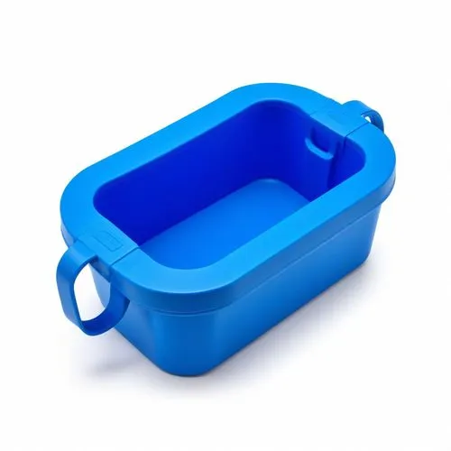 the blue plastic basin with handle for bathing water,life saving swimming tube,swim ring,sand bucket,dug-out pool,bath accessories,bedpan