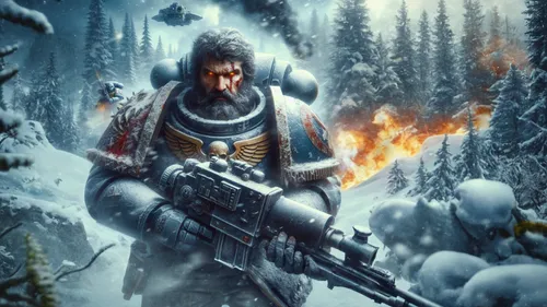 cold weapon,red army rifleman,father frost,boba fett,cg artwork,warlord,winter background,solo,frost,nordic christmas,sniper,infiltrator,glory of the snow,mountain vesper,mercenary,eternal snow,grenadier,thorin,game art,wolf hunting