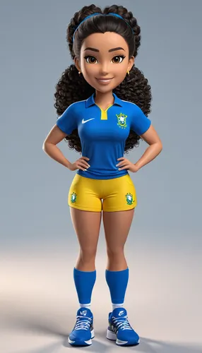 soccer player,3d figure,paramedics doll,brazilianwoman,futebol de salão,sports girl,mini rugby,handball player,rugby player,rio 2016,brasileira,smurf figure,3d model,rugby short,samba,volleyball player,football player,ronaldo,fitness coach,game figure,Unique,3D,3D Character