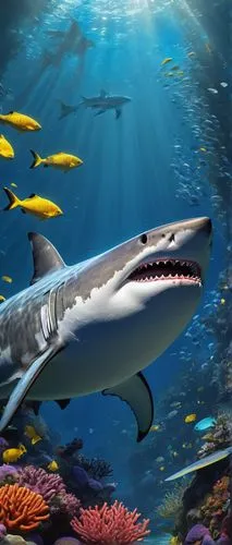 marine reptile,remora,sand tiger shark,tiger shark,cetacea,bronze hammerhead shark,wide sawfish,requiem shark,great white shark,bull shark,sawfish,carcharhiniformes,sea animals,pacific sturgeon,anodorhynchus,hammerhead,philomachus pugnax,shark,chinese sturgeon,reconstruction,Illustration,Black and White,Black and White 08