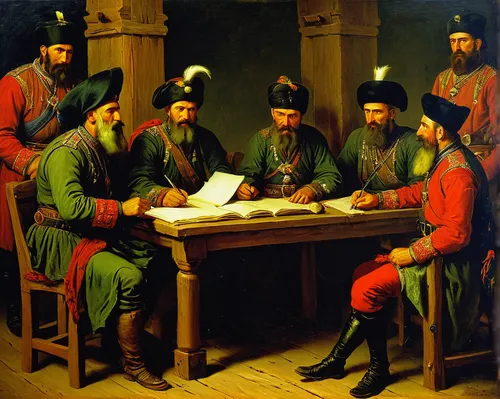 the order of cistercians,wise men,binding contract,the conference,orders of the russian empire,round table,seven citizens of the country,exchange of ideas,christopher columbus's ashes,council,ottoman,advisors,meticulous painting,khokhloma painting,the middle ages,cossacks,the tablet,board room,sultan ahmed,order of precedence,Conceptual Art,Sci-Fi,Sci-Fi 20