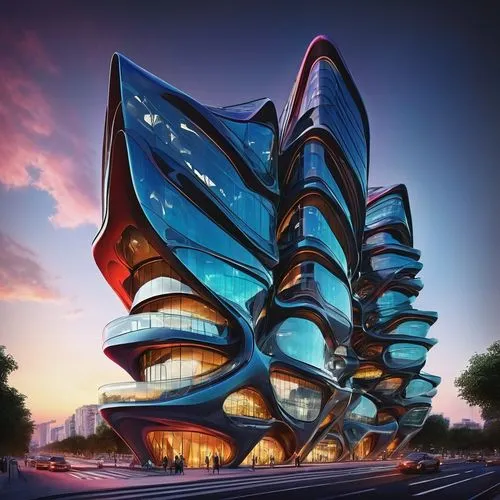 futuristic architecture,futuristic art museum,bjarke,morphosis,disney hall,the energy tower,walt disney concert hall,snohetta,modern architecture,futuroscope,libeskind,arcology,heatherwick,kaust,halderman,solar cell base,unbuilt,hearst,gehry,safdie,Illustration,Paper based,Paper Based 04