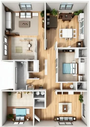 "Genera una visualización arquitectónica detallada de una casa familiar moderna de dos pisos. El primer nivel debe incluir un garaje para un auto a la izquierda, una sala de estar a la derecha, un com