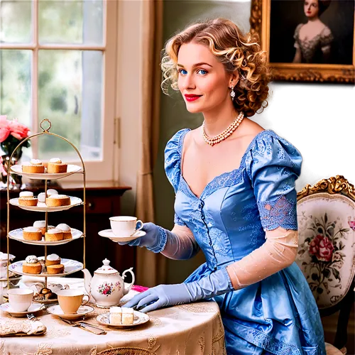 british tea,tea party,afternoon tea,tea time,high tea,tea service,teatime,tea party collection,the victorian era,a cup of tea,pemberley,tea drinking,cuppa,winslet,tearooms,pouring tea,tearoom,bedelia,tea,victorian lady,Illustration,Realistic Fantasy,Realistic Fantasy 40