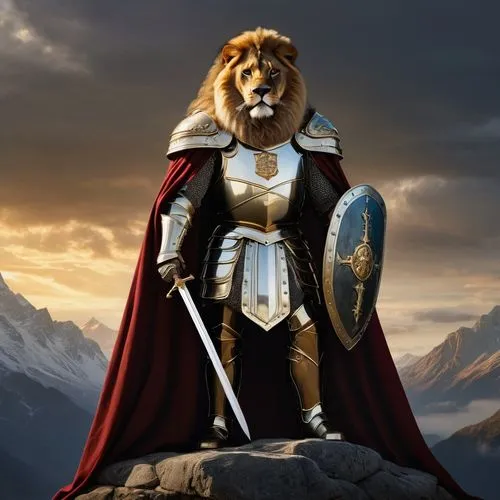 aslan,hrothgar,lionheart,lion - feline,lionizing,leonine,lionore,goldlion,lannister,lionized,lion father,uther,thorgal,iraklion,leonhart,lionhearted,tigon,lion,male lion,superted,Conceptual Art,Oil color,Oil Color 16