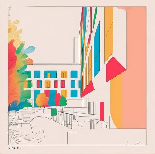 Life, people, colors,facade painting,colorful facade,cd cover,beatenberg,polychrome,colorful city,panoramical,croydon facelift,real-estate,palette,abstract retro,art deco,kamppi,abstract corporate,rai