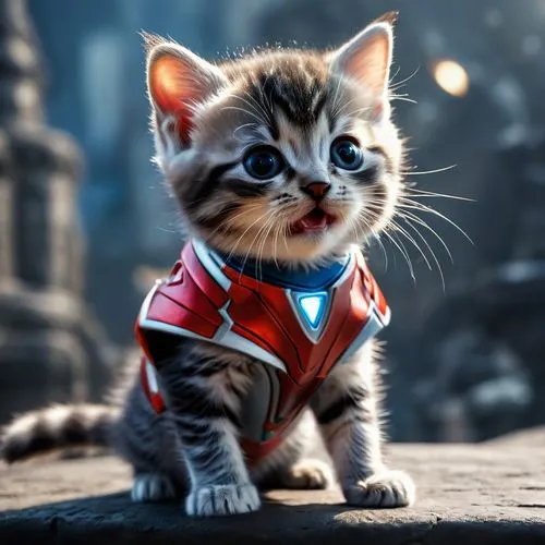 supercat,cat warrior,kittani,cute cat,cartoon cat,kitterman,bubastis,cathala,mogwai,tabby kitten,little cat,catsoulis,red tabby,kitten,catman,kittner,catterson,cat vector,thunderpuss,breed cat,Photography,General,Fantasy